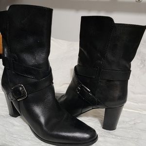 Sesto Mucci black leather boots